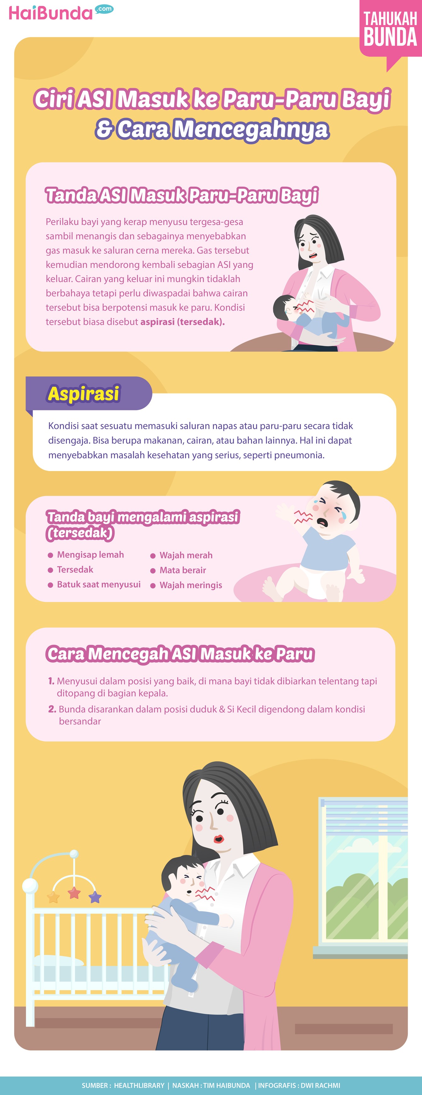 Ciri ASI Masuk ke Paru-Paru Bayi