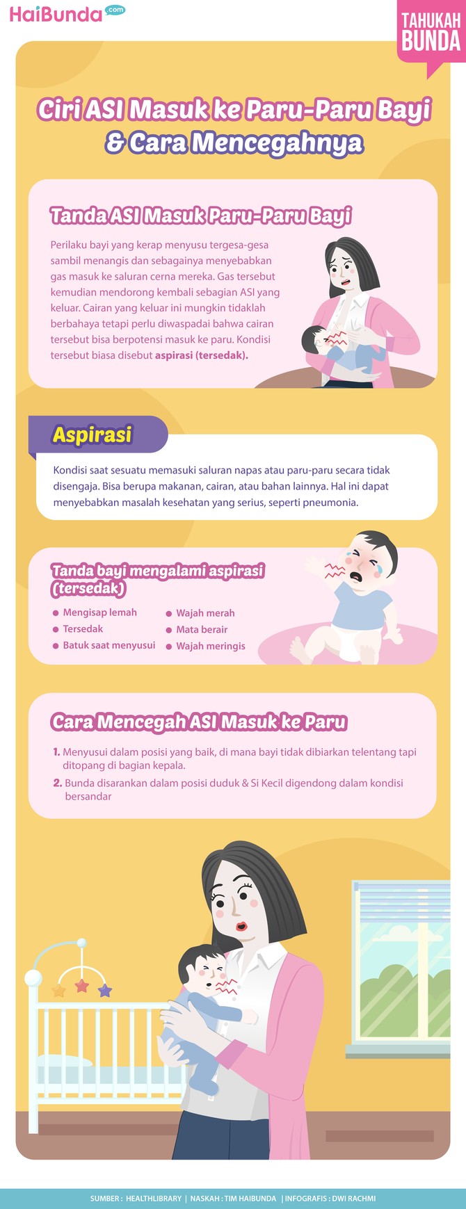 Ciri ASI Masuk ke Paru-Paru Bayi Ciri ASI Masuk ke Paru-Paru Bayi