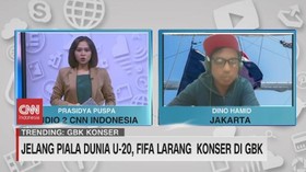 VIDEO: Jelang Piala Dunia U-20, FIFA Larang Konser di GBK