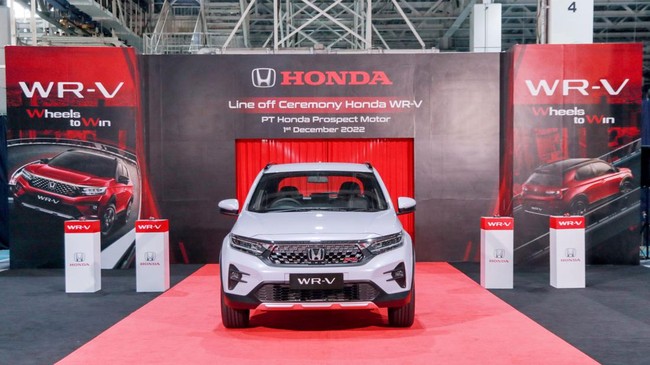 Honda Prospect Motor telah memulai produksi massal generasi kedua WR-V di pabrik Karawang, Jawa Barat pada 1 Desember 2022.