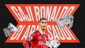 INFOGRAFIS: Gaji Ronaldo Setara Gaji 54 Ribu Karyawan UMP Jakarta