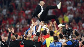 img-title FOTO: Maroko Terbang Tinggi ke 16 Besar Piala Dunia 2022