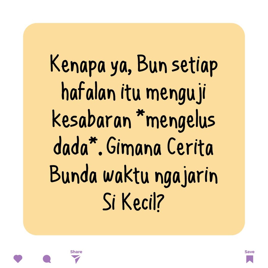 Komik Ujian Hafalan Menguji Kesabaran