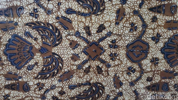 Motif batik Sidomukti Jogja koleksi Museum Batik Yogyakarta. Foto diambil Jum'at, (2/12/2022).