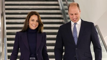 KATE MIDDLETON BANTU PANGERAN WILLIAM KABUR DARI FANS WANITA