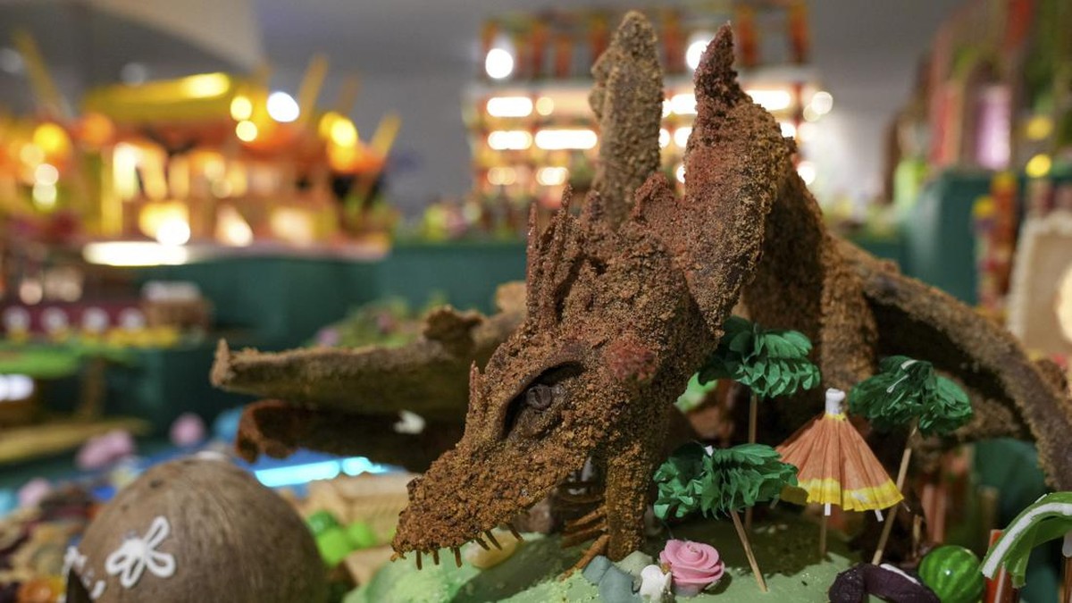 FOTO: Gingerbread City, Kota yang Terbuat dari Makanan
