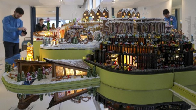 FOTO: Gingerbread City, Kota yang Terbuat dari Makanan