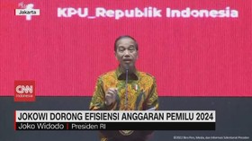 VIDEO: Jokowi Dorong Efisiensi Anggaran Pemilu 2024