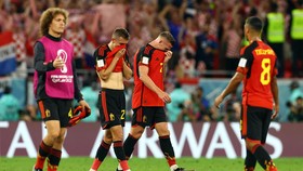 FOTO: Belgia Menunduk Usai Dipulangkan Kroasia