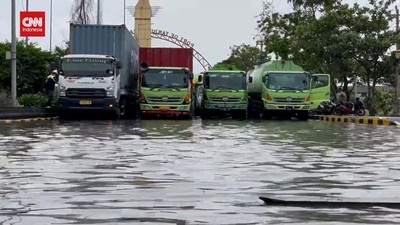 VIDEO: Pelabuhan Tanjung Mas Semarang Digenangi Banjir Rob