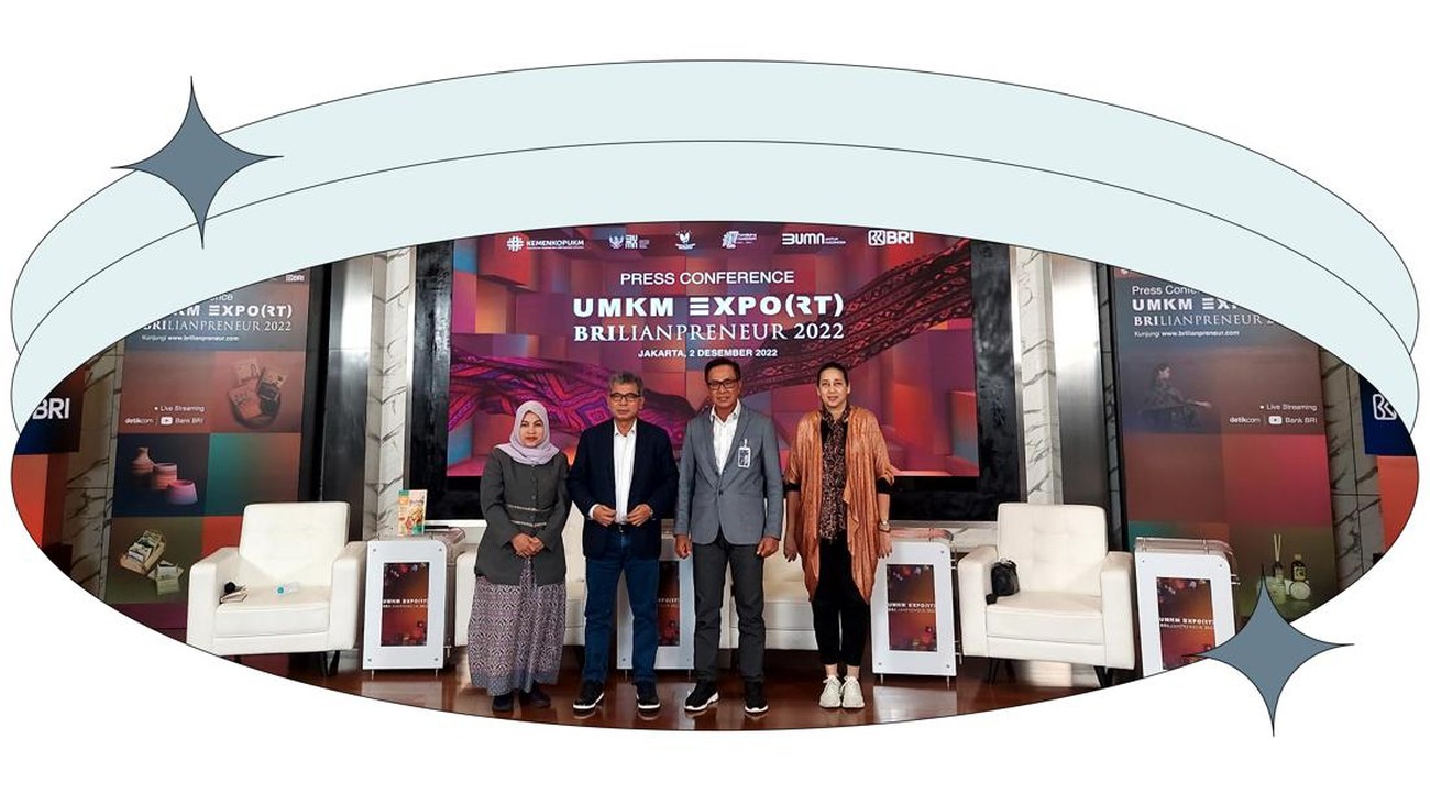 UMKM EXPO(RT) BRILIANPRENEUR 2022 Rangkul 500 UMKM untuk Go Digital dan Go International