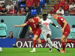 Sengit! Serbia Vs Swiss 2-2 di Babak Pertama