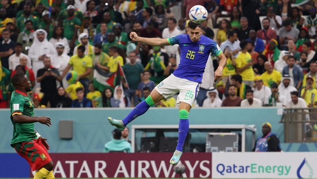 Brasil harus puas bermain imbang tanpa gol lawan Kamerun pada babak pertama matchday terakhir Grup G Piala Dunia 2022 di Stadion Lusail