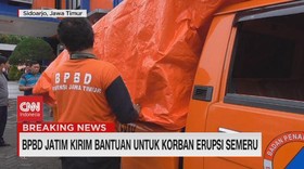 VIDEO: BPBD Jatim Kirim Bantuan untuk Korban Erupsi Semeru