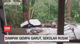 VIDEO: Dampak Gempa Garut: Sekolah Rusak, Atap Rumah Roboh