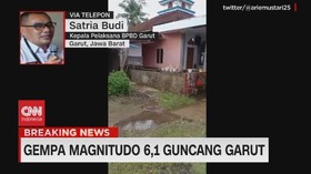 VIDEO: Gempa Magnitudo 6,1 Guncang Garut, Ini Penjelasan BPBD Garut