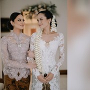 Melihat Kembali Gaya Kebaya Kakak-Adik Maudy Ayunda dan Amanda Khairunnisa di Hari Pernikahan