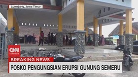 VIDEO: Posko Pengungsian Erupsi Gunung Semeru