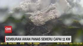 VIDEO: Semburan Awan Panas Semeru Capai 11 Kilometer