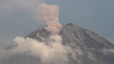 Gunung Semeru Kembali Erupsi Disertai Letusan Abu Vulkanik