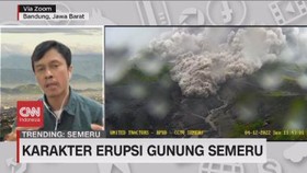 VIDEO: Karakter Erupsi Gunung Semeru