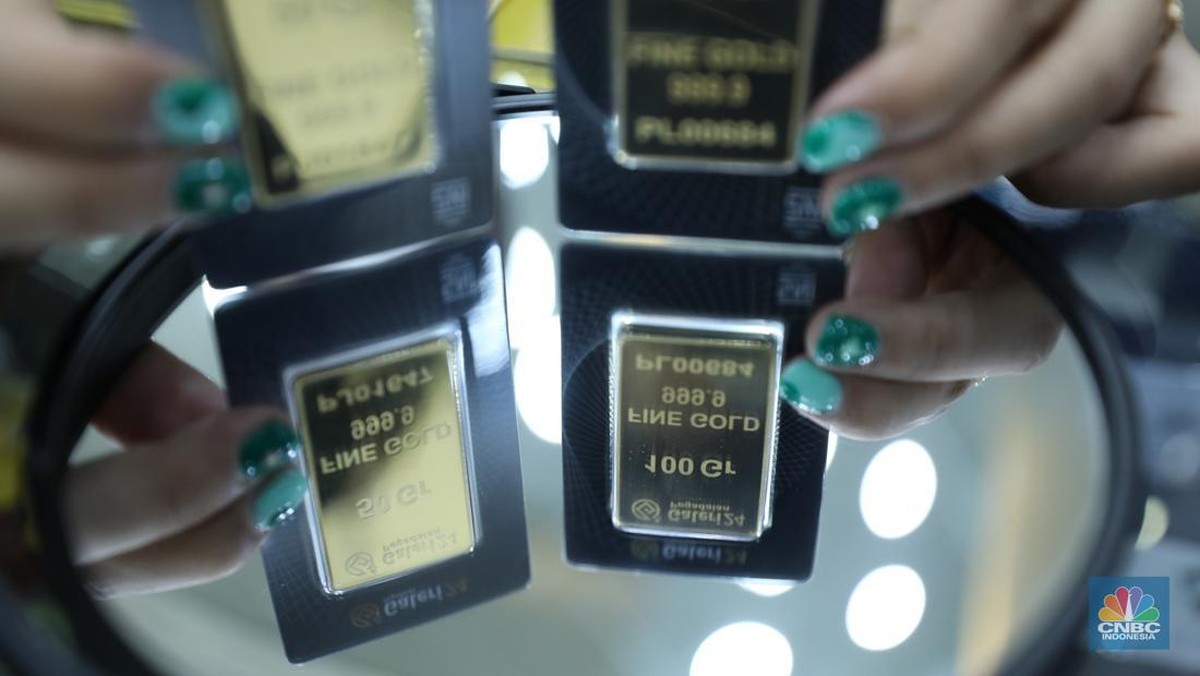 Harga Emas Galeri 24, UBS, Antam dan Antam Retro Hari ini Melonjak Semua