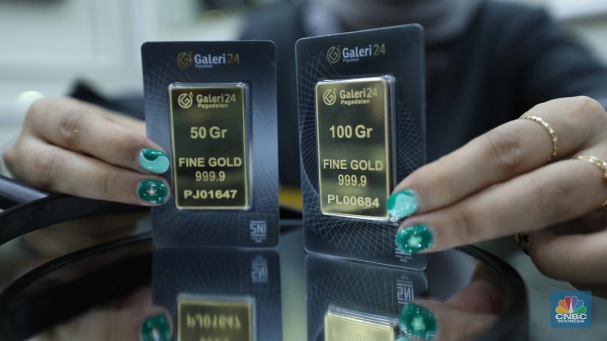 Harga Emas Galeri 24, UBS, Antam dan Antam Retro Hari Ini Melesat Semua