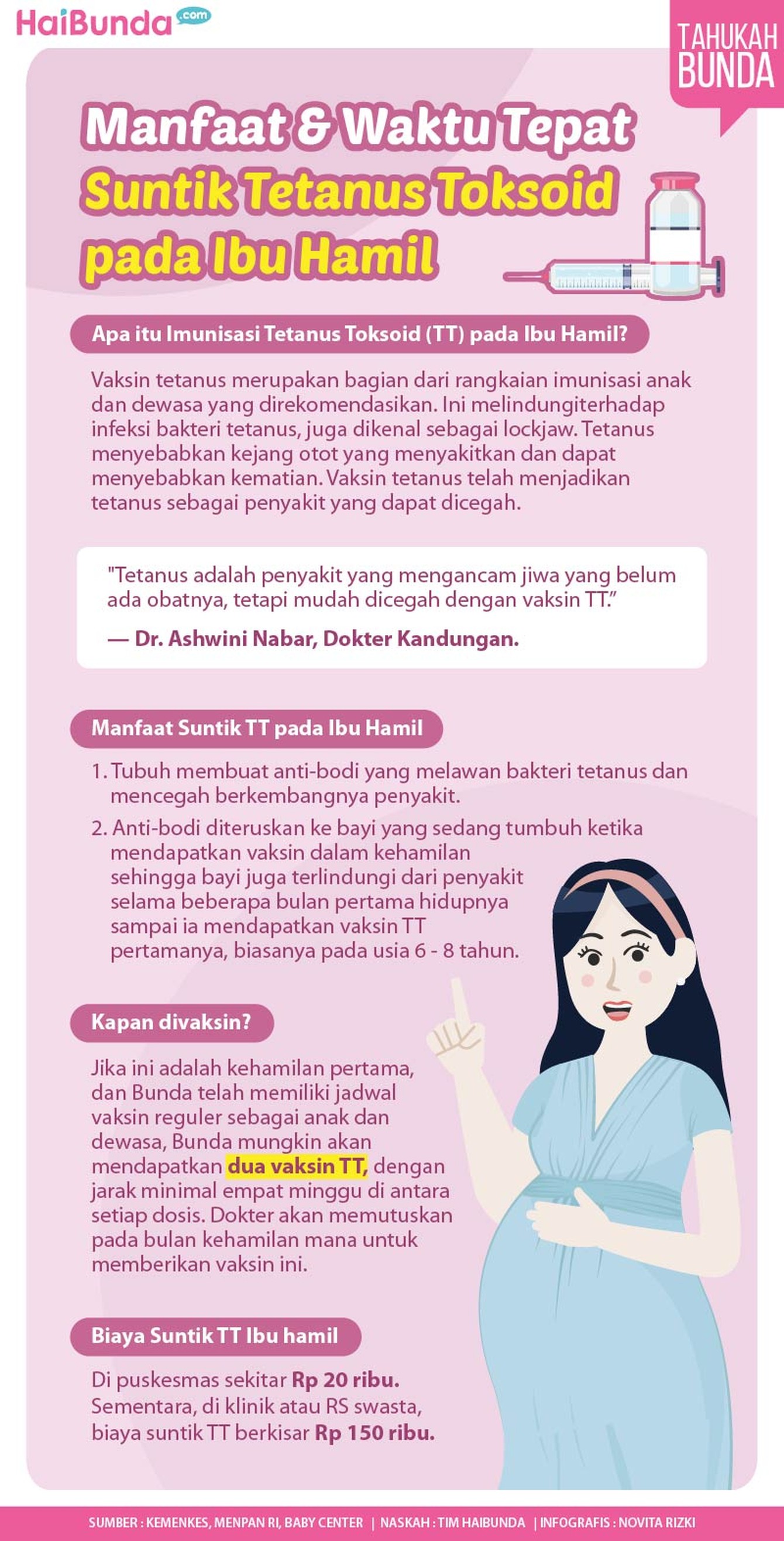 Manfaat Suntik TT pada Ibu Hamil