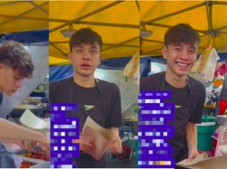 Ganteng! Penjual Nasi di Pasar Ini Bikin Netizen Salfok karena Wajahnya