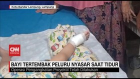 VIDEO: Bayi Tertembak Peluru Nyasar Saat Tidur