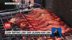 VIDEO: Cuan Bintang Lima Dari Jajanan Kaki Lima