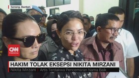 VIDEO: Hakim Tolak Eksepsi Nikita Mirzani