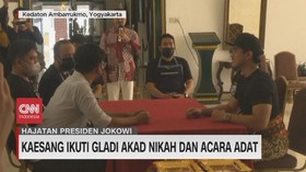 VIDEO: Kaesang Ikuti Gladi Akad Nikah Dan Acara Adat