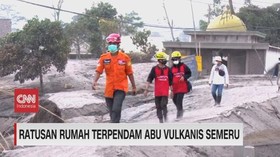 VIDEO: Ratusan Rumah Terpendam Abu Vulkanis Semeru