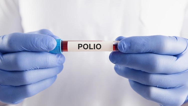 Polio vaccine vial