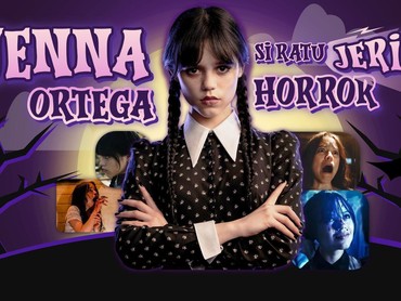 Infografis: Jenna Ortega Si Ratu Jeritan Horor