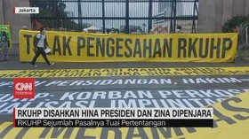 VIDEO: RKUHP Disahkan Hina Presiden dan Zina Dipenjara