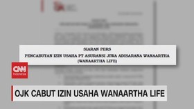 VIDEO: OJK Cabut Izin Usaha Wanaartha Life