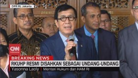 VIDEO: Keterangan Menkum HAM dan Ketua Komisi III DPR Soal RKUHP