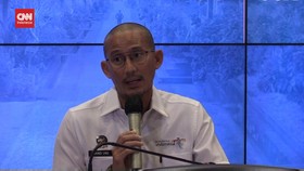 VIDEO: Sandi Uno Imbau Liburan Nataru di Dalam Negeri Saja