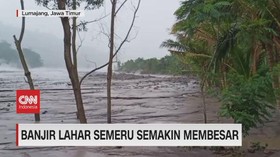 VIDEO: Banjir Lahar Semeru Semakin Membesar