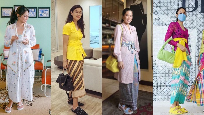 img-title Sontek Gaya Dian Sastro Mix & Match Kebaya Buat Dipakai Sehari-hari