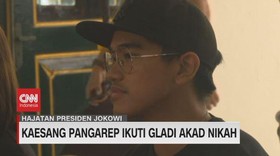 VIDEO: Kaesang Pangarep Ikuti Gladi Akad Nikah