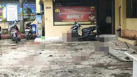 Kesaksian Warga Dengar Ledakan Bom di Polsek Astana Anyar