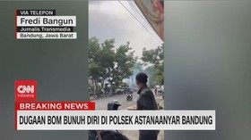 VIDEO: Ledakan di Polsek Astana Anyar Sangat Keras