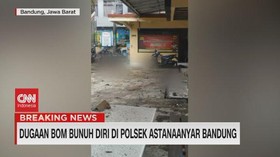 VIDEO: Ledakan di Polsek Astanaanyar, 3 Orang Polisi Menjadi Korban