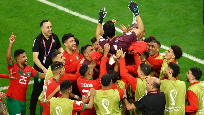 Maroko rata-rata menguasai 32,3 persen penguasaan bola di Piala Dunia 2022, namun mereka berada di puncak sejarah jika mengalahkan Portugal