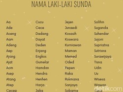 10 Nama Sunda yang Sudah Hilang, Masyarakat Pilih Nama Ini Untuk Anaknya