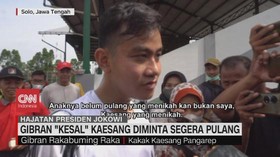 VIDEO: Gibran 'Kesal' Kaesang Diminta Segera Pulang