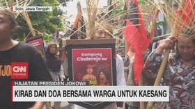 VIDEO: Kirab dan Doa Bersama Warga Untuk Kaesang